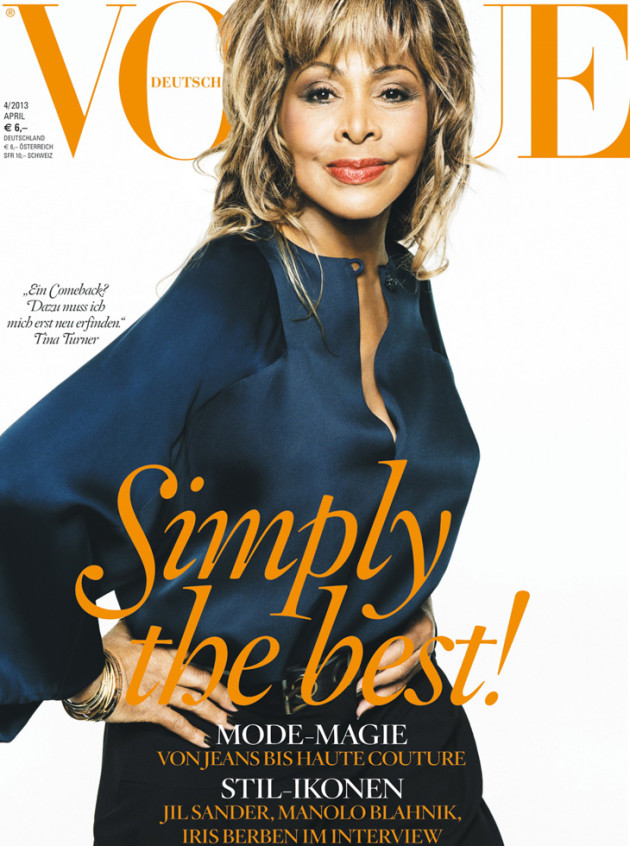 Tina Turner rules German Vogue